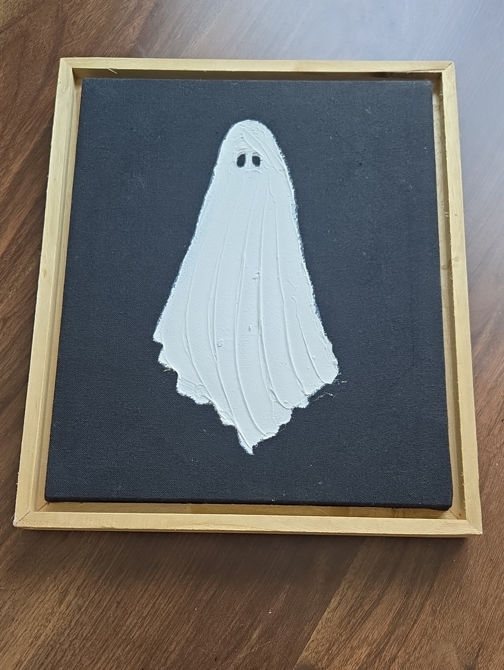 Wood And Fabric Ghost Picture